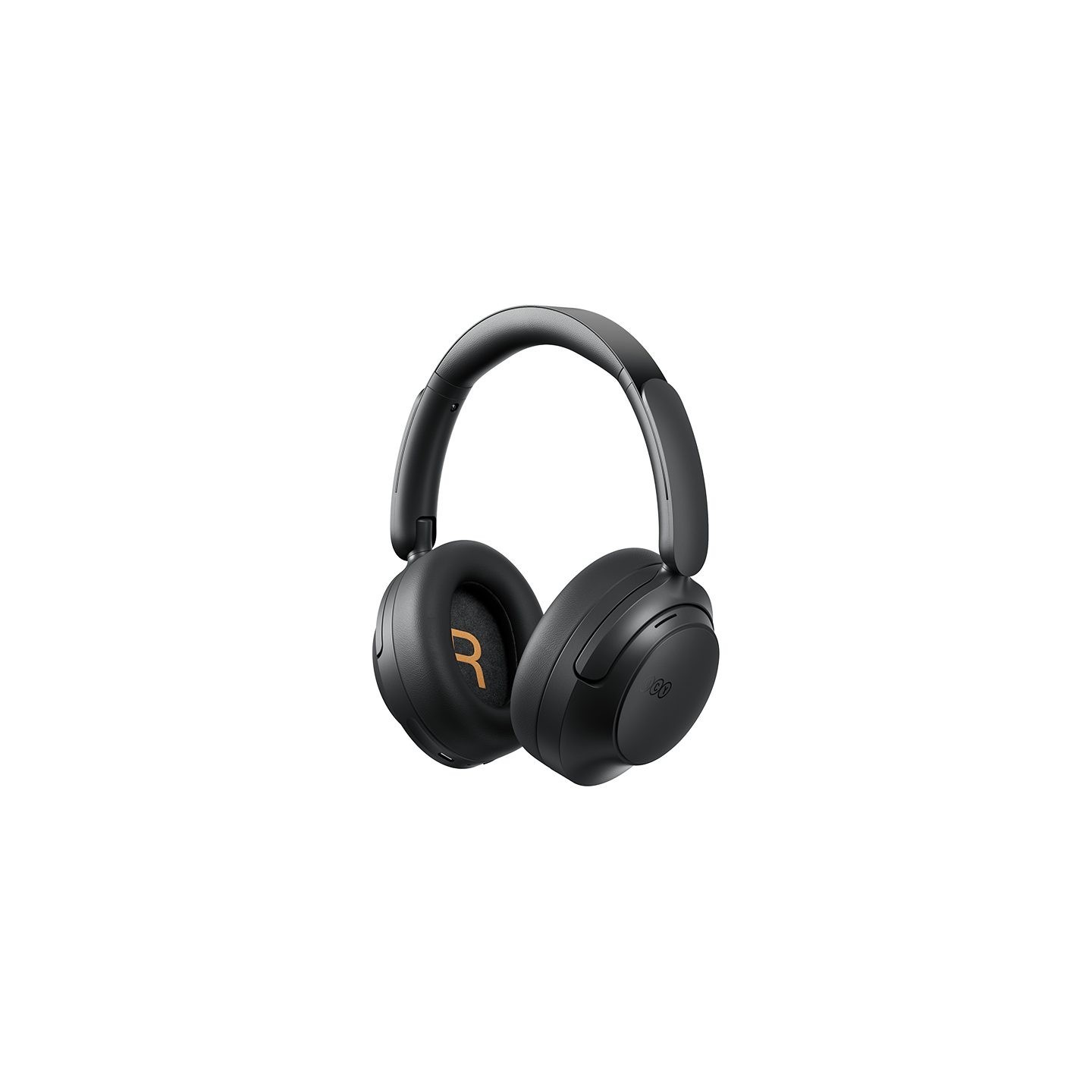 QCY Headphones Black - H3S - Type-C & Bluetooth 6.0 ANC iOS Android Call Noise Cancelling Heasdet 102h