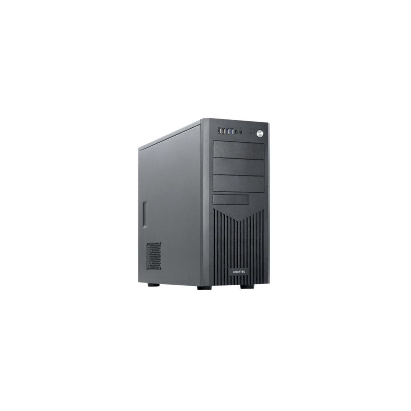 Chieftec BM-25B-OP PC Case - Black Mid-Tower, ATX/mATX/Mini-ITX, 280mm GPU, 165mm CPU Cooler (Boxed)