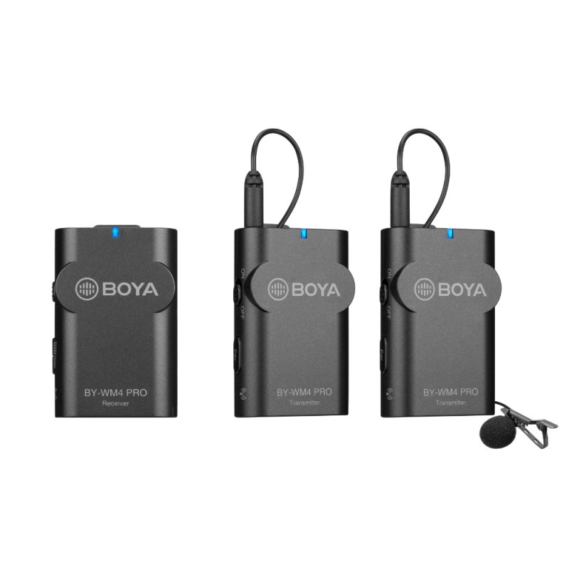 Buy BOYA wireless mic - BY-WM4 Pro-K2 - 2.4G Wireless Mic System 1+2 (2 transmit... in Cyprus, Nicosia, Limassol, Larnaka, Pafos