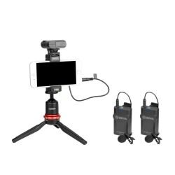 Buy BOYA wireless mic - BY-WM4 Pro-K2 - 2.4G Wireless Mic System 1+2 (2 transmit... in Cyprus, Nicosia, Limassol, Larnaka, Pafos