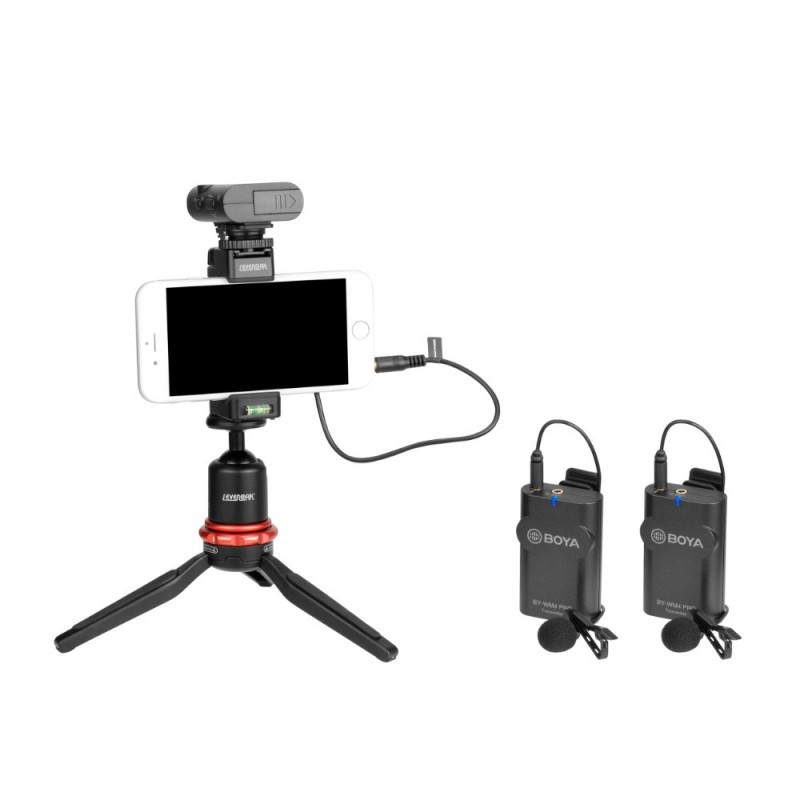 Buy BOYA wireless mic - BY-WM4 Pro-K2 - 2.4G Wireless Mic System 1+2 (2 transmit... in Cyprus, Nicosia, Limassol, Larnaka, Pafos