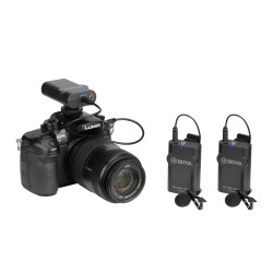 Buy BOYA wireless mic - BY-WM4 Pro-K2 - 2.4G Wireless Mic System 1+2 (2 transmit... in Cyprus, Nicosia, Limassol, Larnaka, Pafos