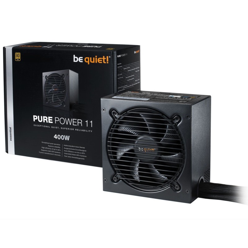 Buy Be Quiet Pure Power 11 400W - Non-Modular ATX PSU - 80 PLUS Gold, Black in Cyprus, Nicosia, Limassol, Larnaka, Pafos