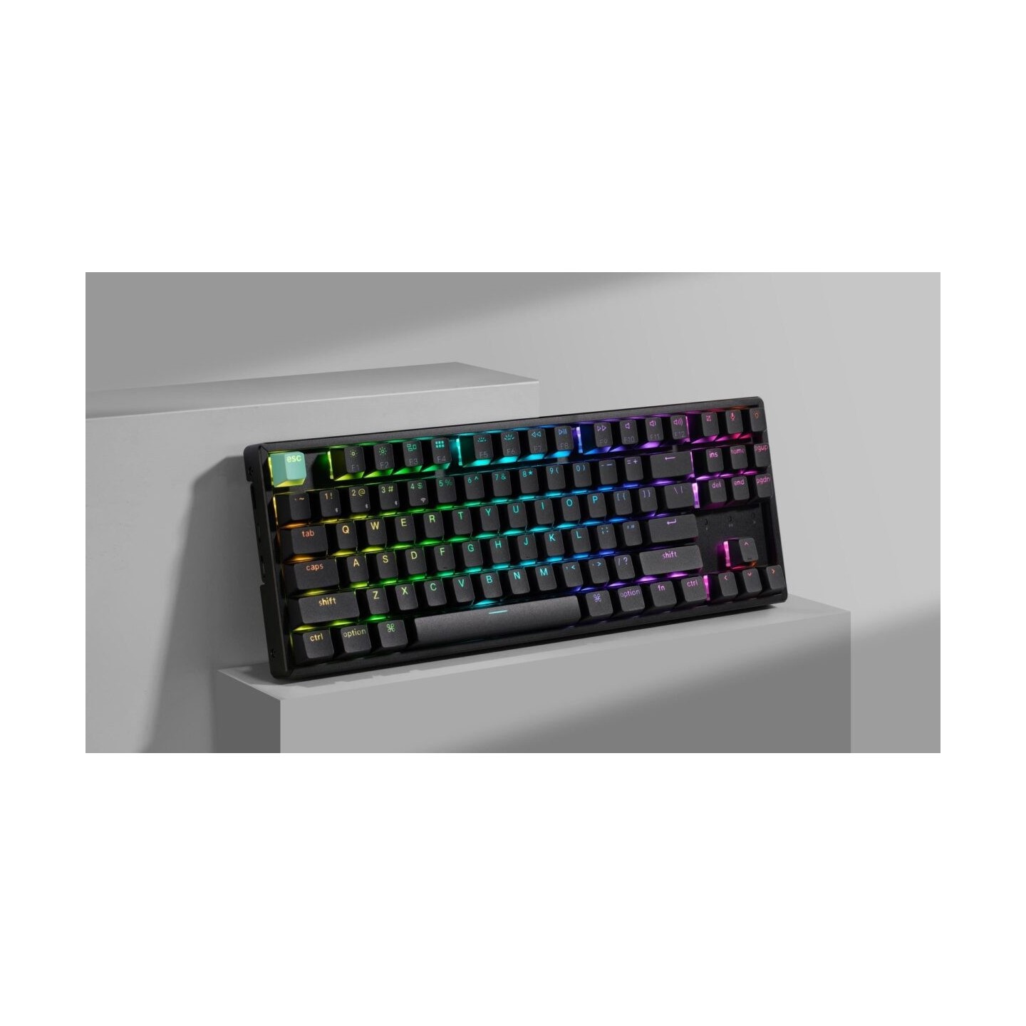Keychron K8 HE K8H-J1 Shine-Through Wireless Magnetic Hall Effect RGB Keyboard 80% US (Boxed)