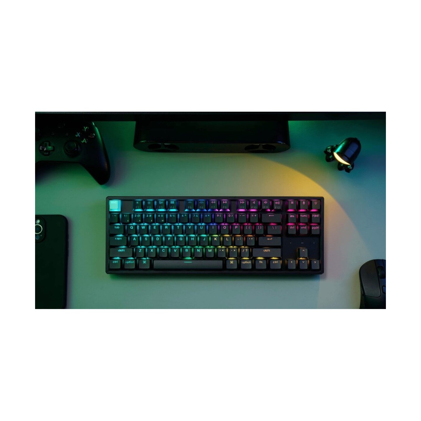 Keychron K8 HE K8H-J1 Shine-Through Wireless Magnetic Hall Effect RGB Keyboard 80% US (Boxed)
