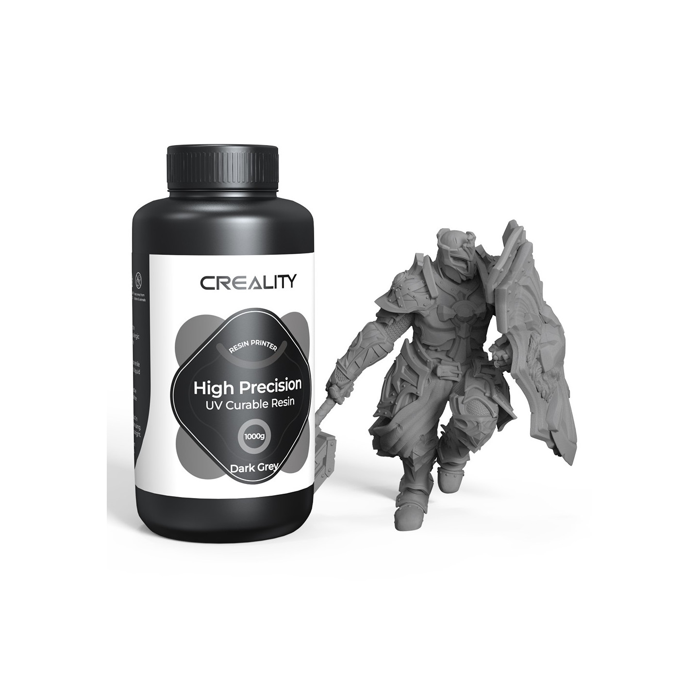 Creality LCD 8K High Precision UV Curable Resin - 3302190004 - Dark Gray — Buy in Cyprus with Fast Delivery