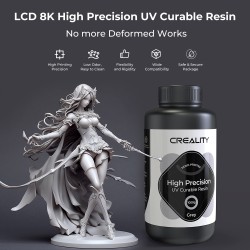 Creality LCD 8K High Precision UV Curable Resin - 3302190004 - Dark Gray — Buy in Cyprus with Fast Delivery