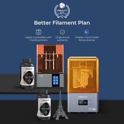 Creality LCD 8K High Precision UV Curable Resin - 3302190004 - Dark Gray — Buy in Cyprus with Fast Delivery