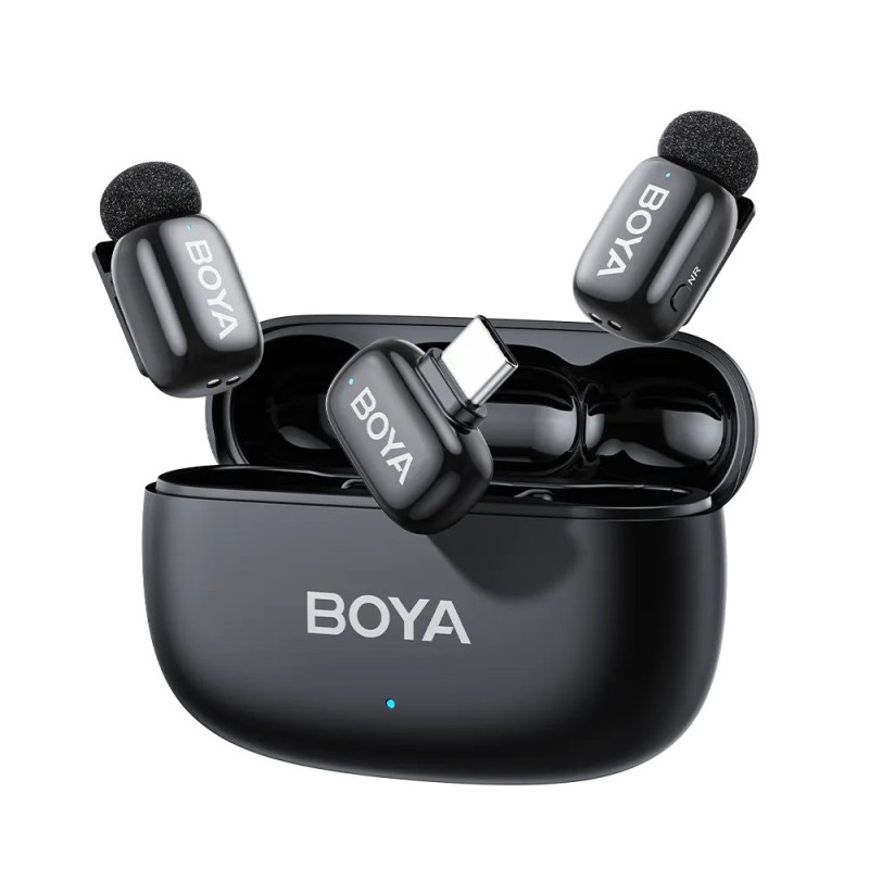 Buy BOYA Type-C Wireless AI-ANC Mic - mini 2 - 2.4GHz, 2mic, w/ Charging Box Mon... in Cyprus, Nicosia, Limassol, Larnaka, Pafos