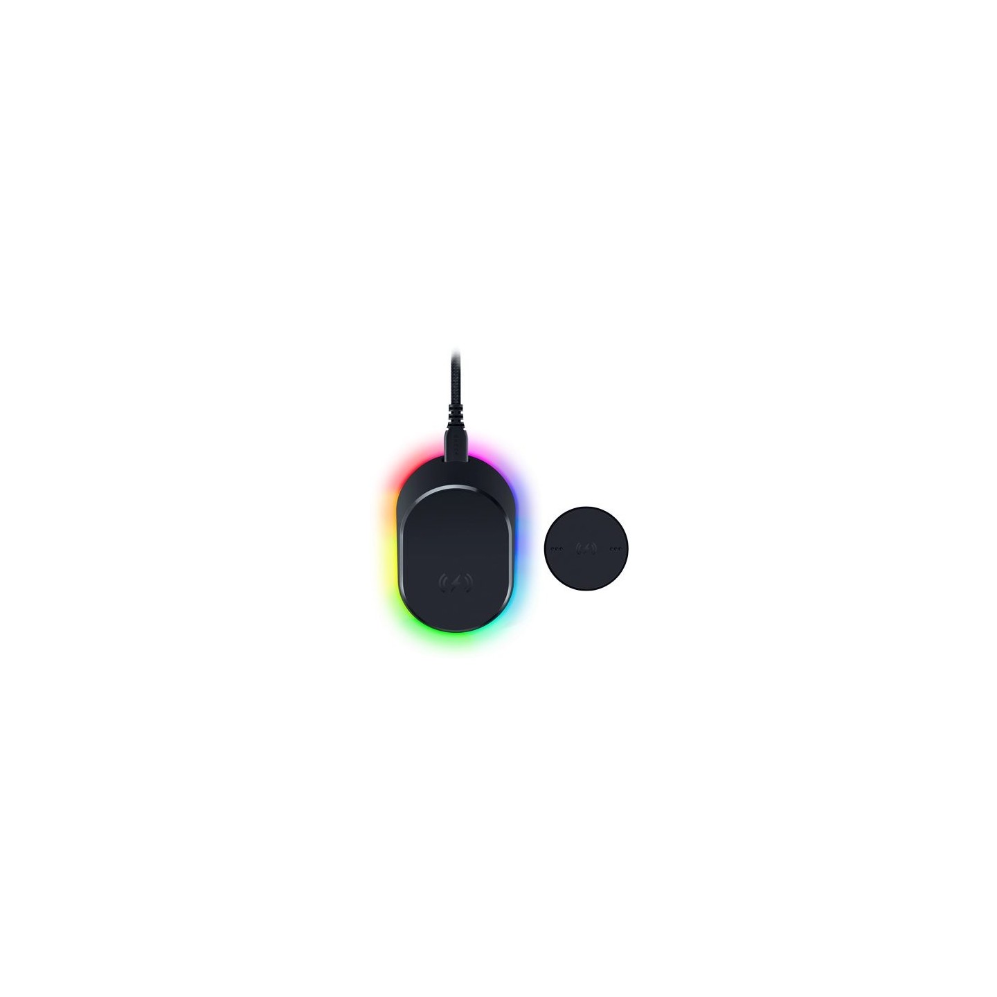Razer MOUSE DOCK PRO - 4K Polling Rate - Magnetic Wireless Charging - Anti-Slip Base - Chroma RGB