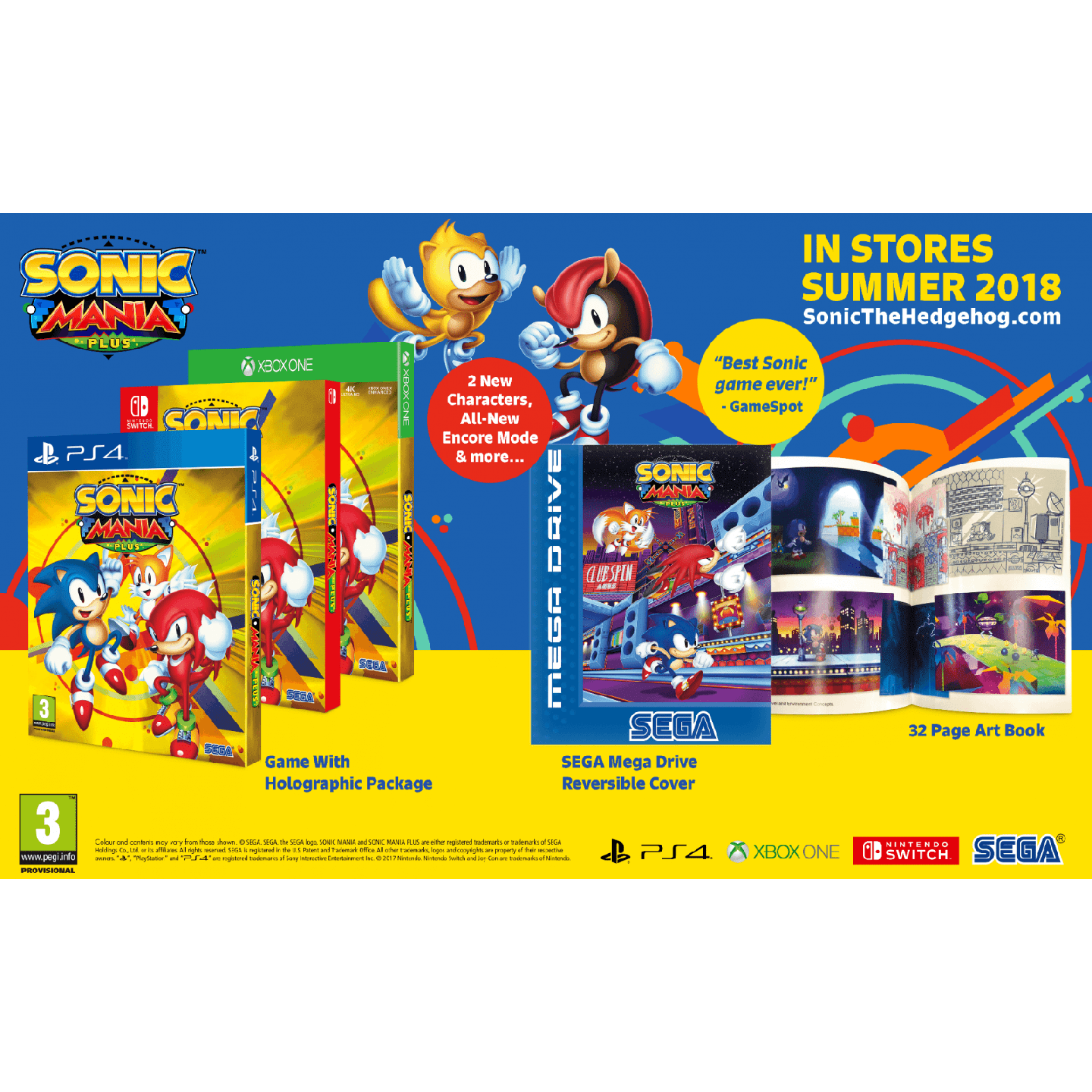 SONIC MANIA PLUS SWITCH - SWITCH — Buy in Cyprus with Fast Delivery
