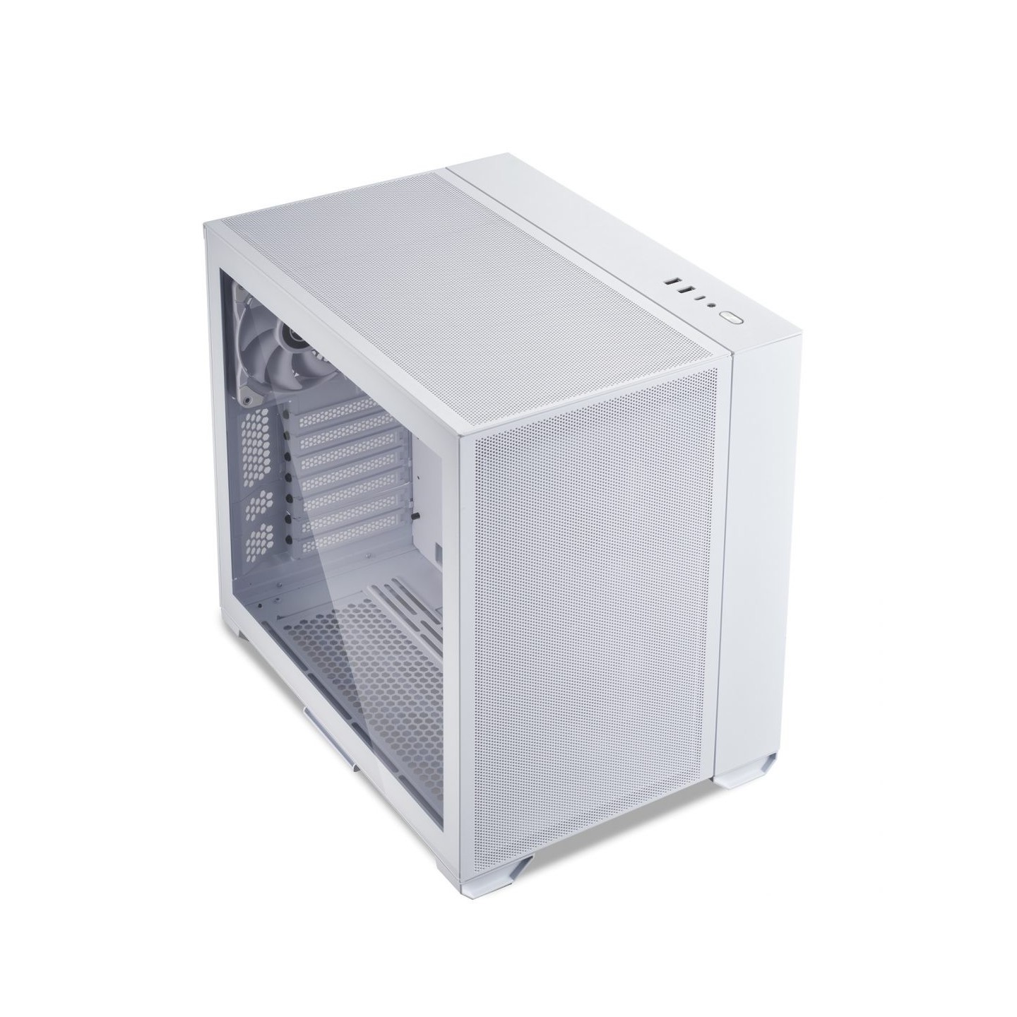 Lian Li O11 Air Mini White ATX Mini Tower PC Case w/ 3 Fans (Boxed) — Buy in Cyprus with Fast Delivery