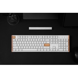Keychron K10 HE (K10H-Q1) Special Wood Edition White Wireless Magnetic Hall Effect RGB 100% US (Boxed)