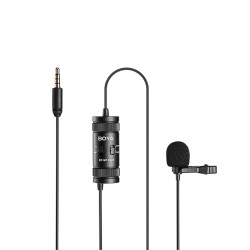 Buy BOYA wired mic - BY-M1 Pro II - 6m cable, professional lavalier mic, camera,... in Cyprus, Nicosia, Limassol, Larnaka, Pafos