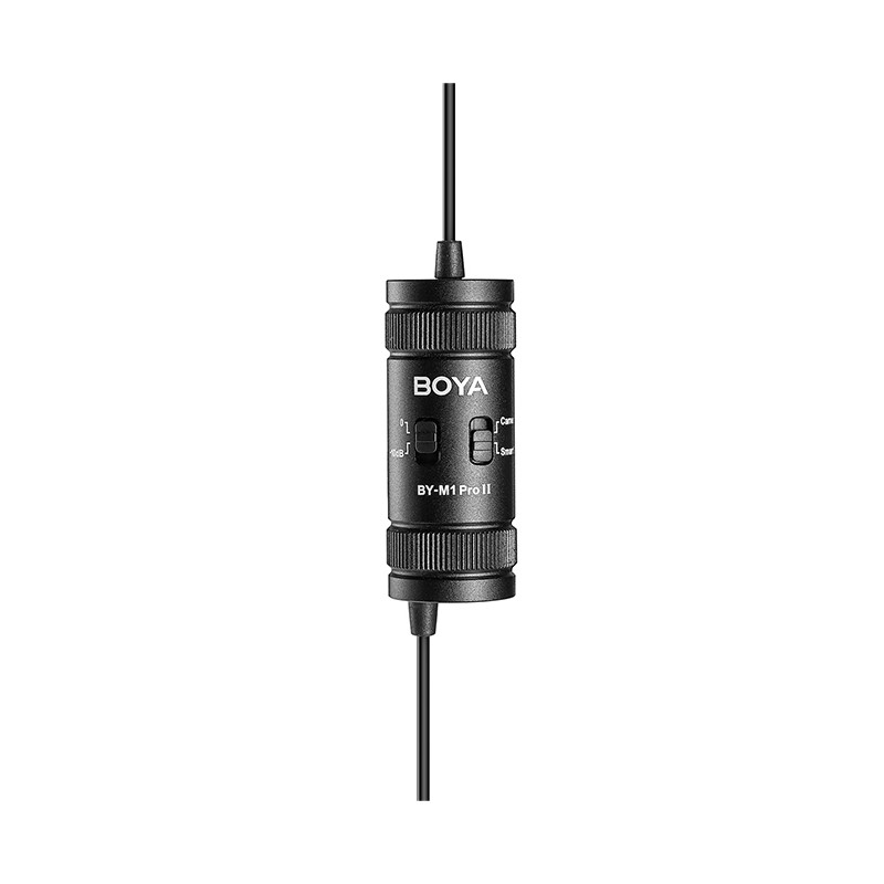 Buy BOYA wired mic - BY-M1 Pro II - 6m cable, professional lavalier mic, camera,... in Cyprus, Nicosia, Limassol, Larnaka, Pafos
