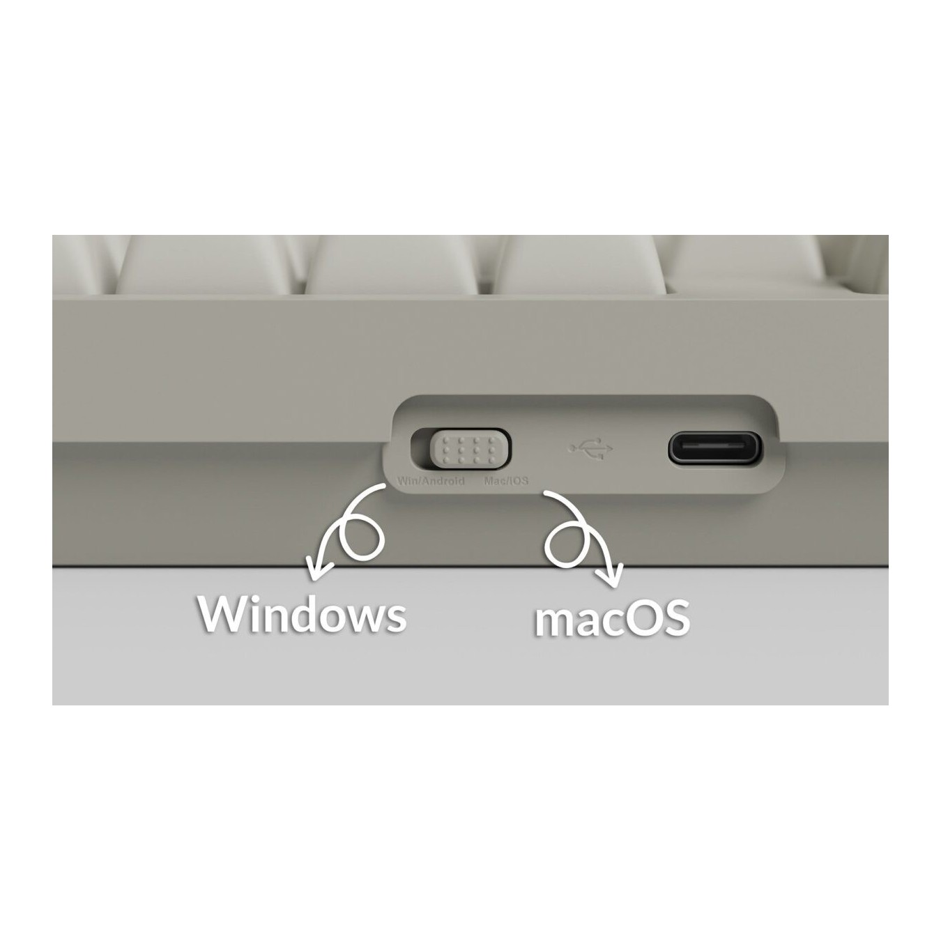 Keychron C2 Pro - C2PX-M3 - QMK VIA Mechanical Brown Switch - 8K Polling Rate Hot Swap. 100% US Retro