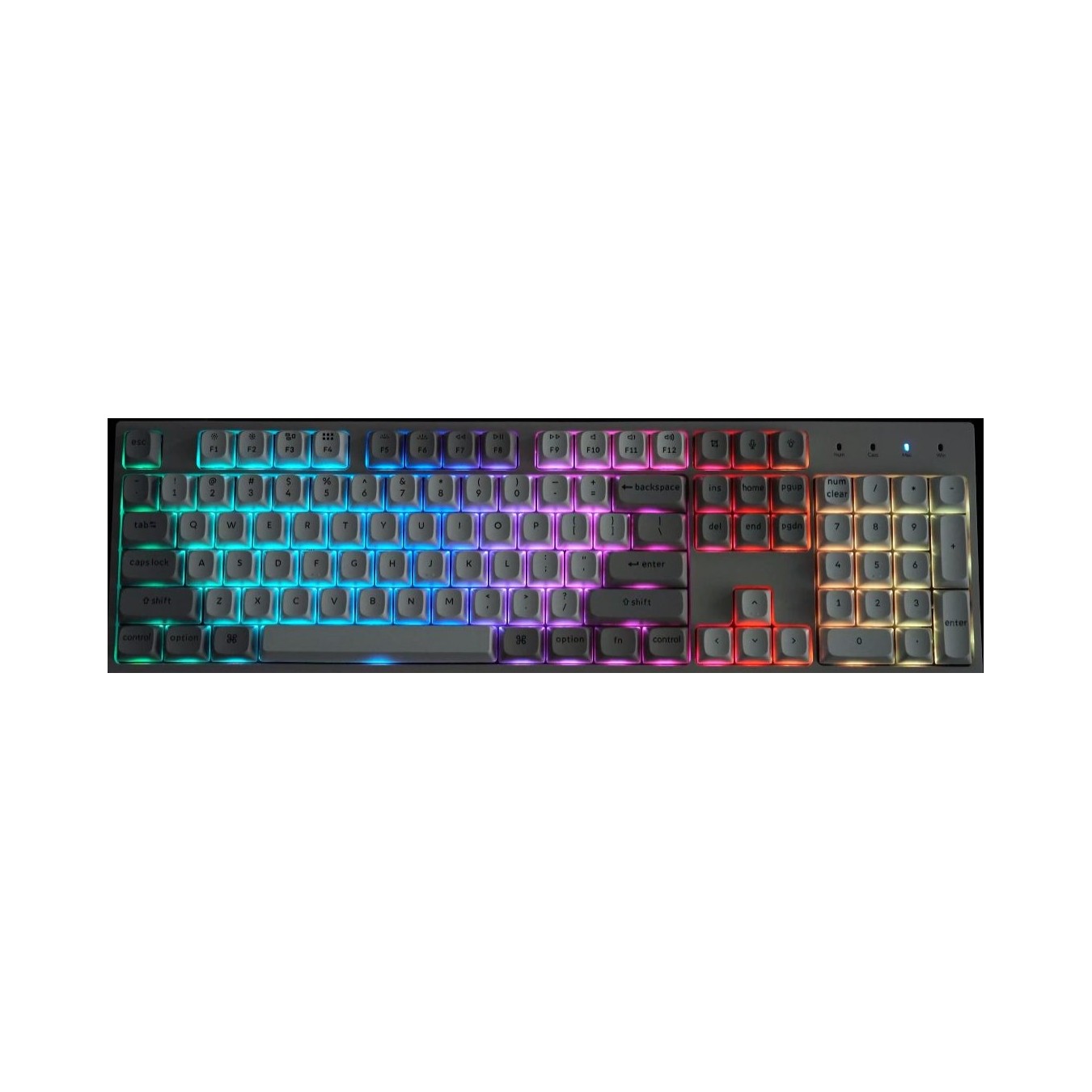 Keychron C2 Pro - C2PX-M3 - QMK VIA Mechanical Brown Switch - 8K Polling Rate Hot Swap. 100% US Retro