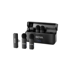 BOYA BY-V4U Wireless 4 person 4-channel mini Lavalier USB-C 2.4GHz Microphone — Buy in Cyprus with Fast Delivery