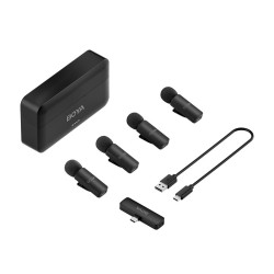 BOYA BY-V4U Wireless 4 person 4-channel mini Lavalier USB-C 2.4GHz Microphone — Buy in Cyprus with Fast Delivery