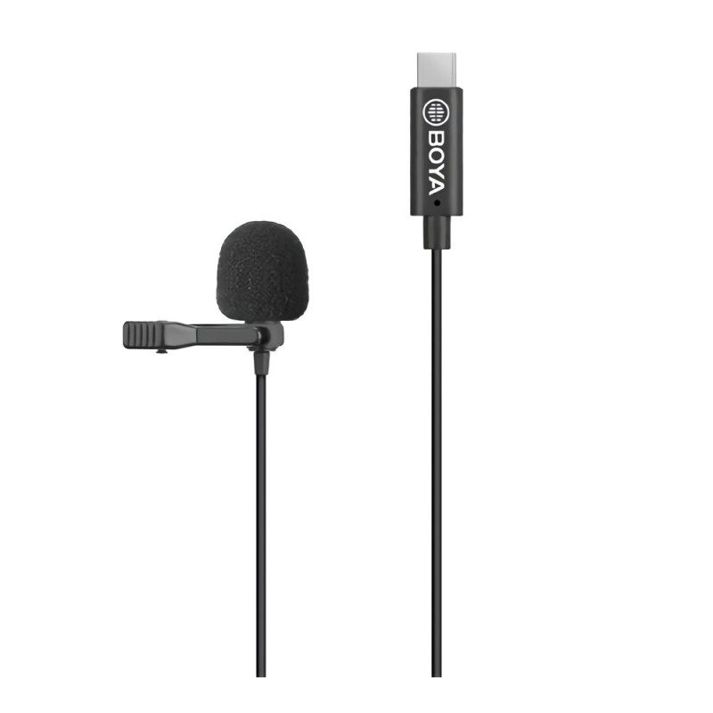 Buy BOYA Lavalier microphone - BY-M3 - for USB TYPE-C devices in Cyprus, Nicosia, Limassol, Larnaka, Pafos