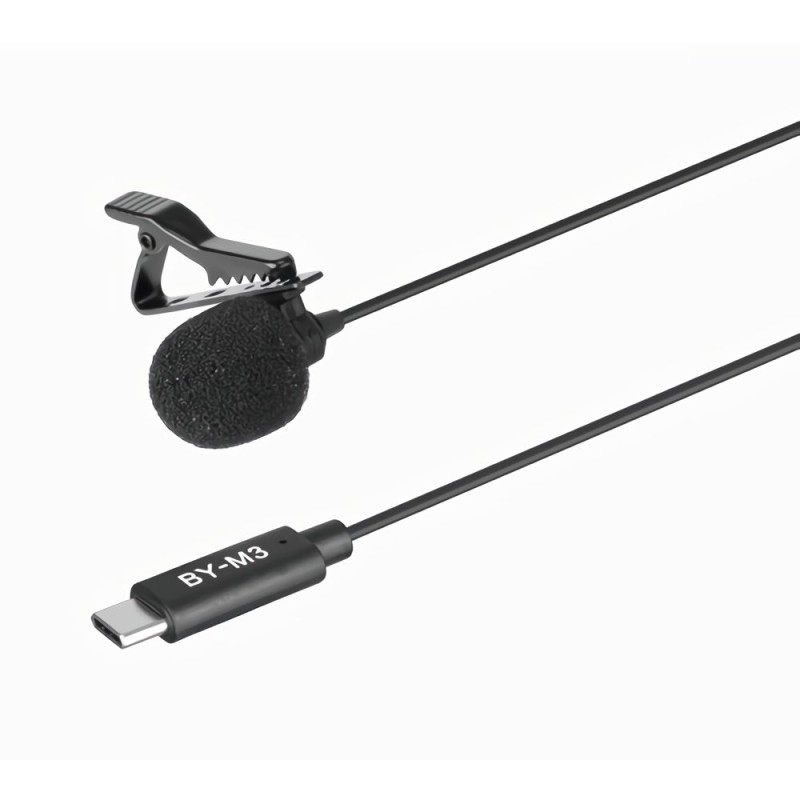Buy BOYA Lavalier microphone - BY-M3 - for USB TYPE-C devices in Cyprus, Nicosia, Limassol, Larnaka, Pafos
