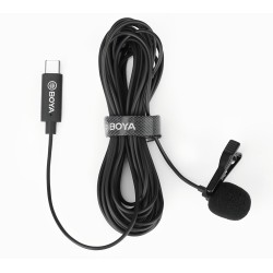 Buy BOYA Lavalier microphone - BY-M3 - for USB TYPE-C devices in Cyprus, Nicosia, Limassol, Larnaka, Pafos