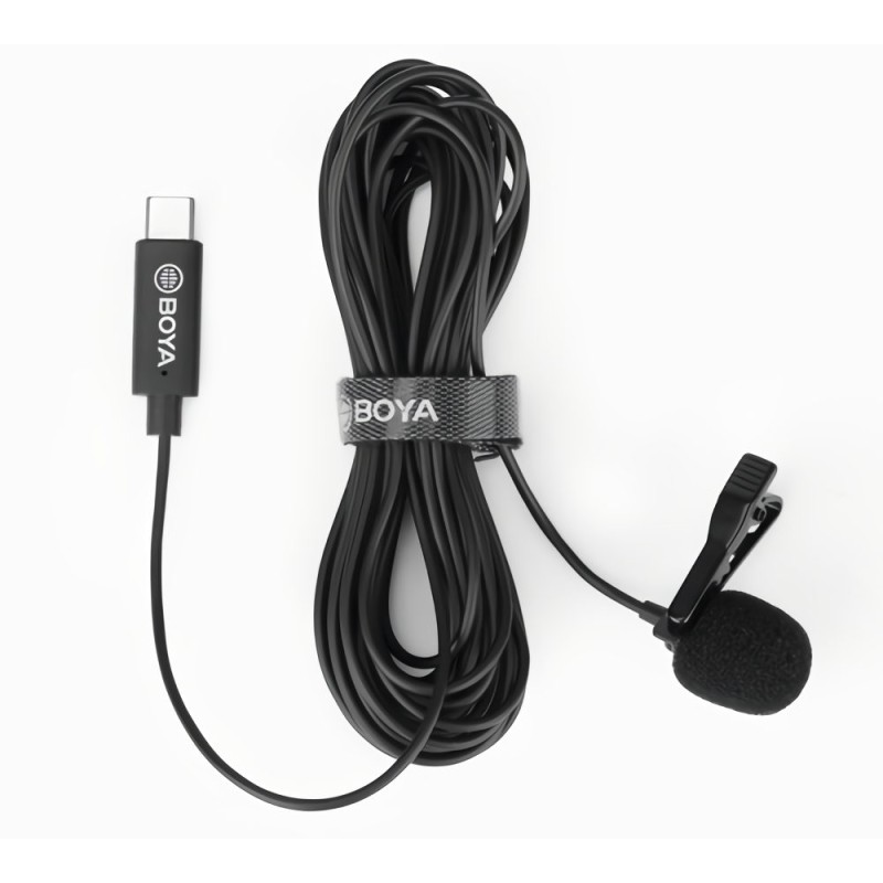 Buy BOYA Lavalier microphone - BY-M3 - for USB TYPE-C devices in Cyprus, Nicosia, Limassol, Larnaka, Pafos