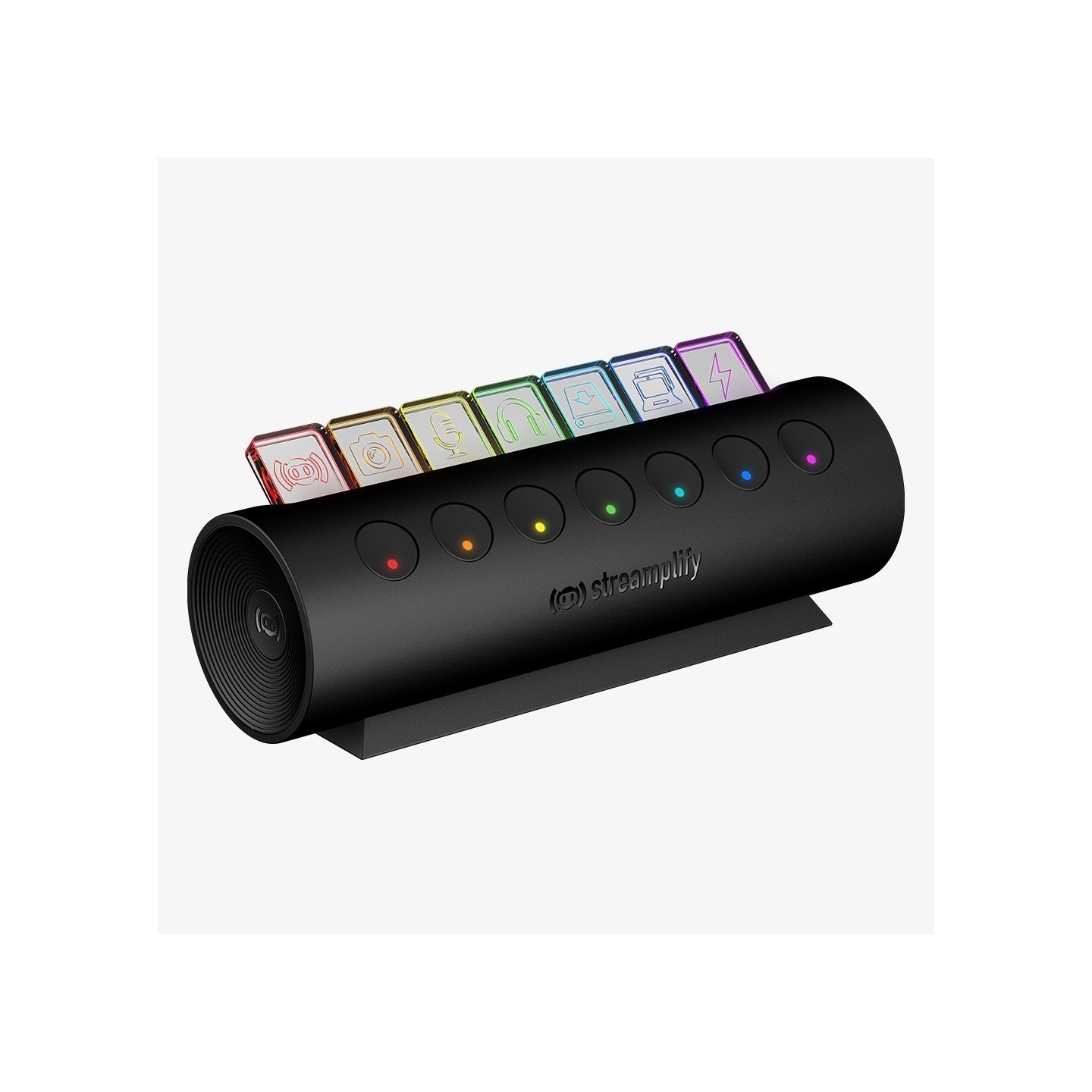 Streamplify HUB - CTRL 7 - 7x USB 3.0 Type A, RGB, 12V, EU Power Cable - Black — Buy in Cyprus with Fast Delivery