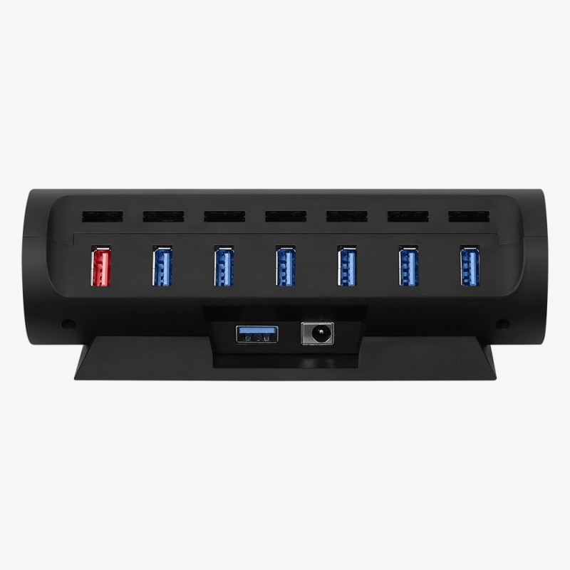 Buy Streamplify HUB - CTRL 7 - 7x USB 3.0 Type A, RGB, 12V, EU Power Cable - Black in Cyprus, Nicosia, Limassol, Larnaka, Pafos