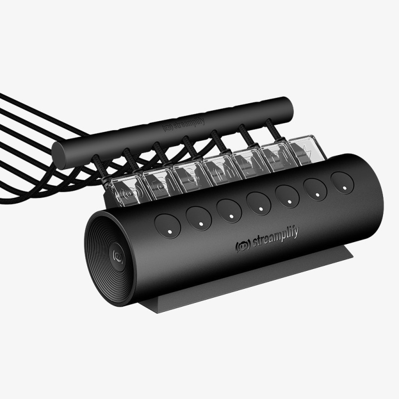 Buy Streamplify HUB - CTRL 7 - 7x USB 3.0 Type A, RGB, 12V, EU Power Cable - Black in Cyprus, Nicosia, Limassol, Larnaka, Pafos