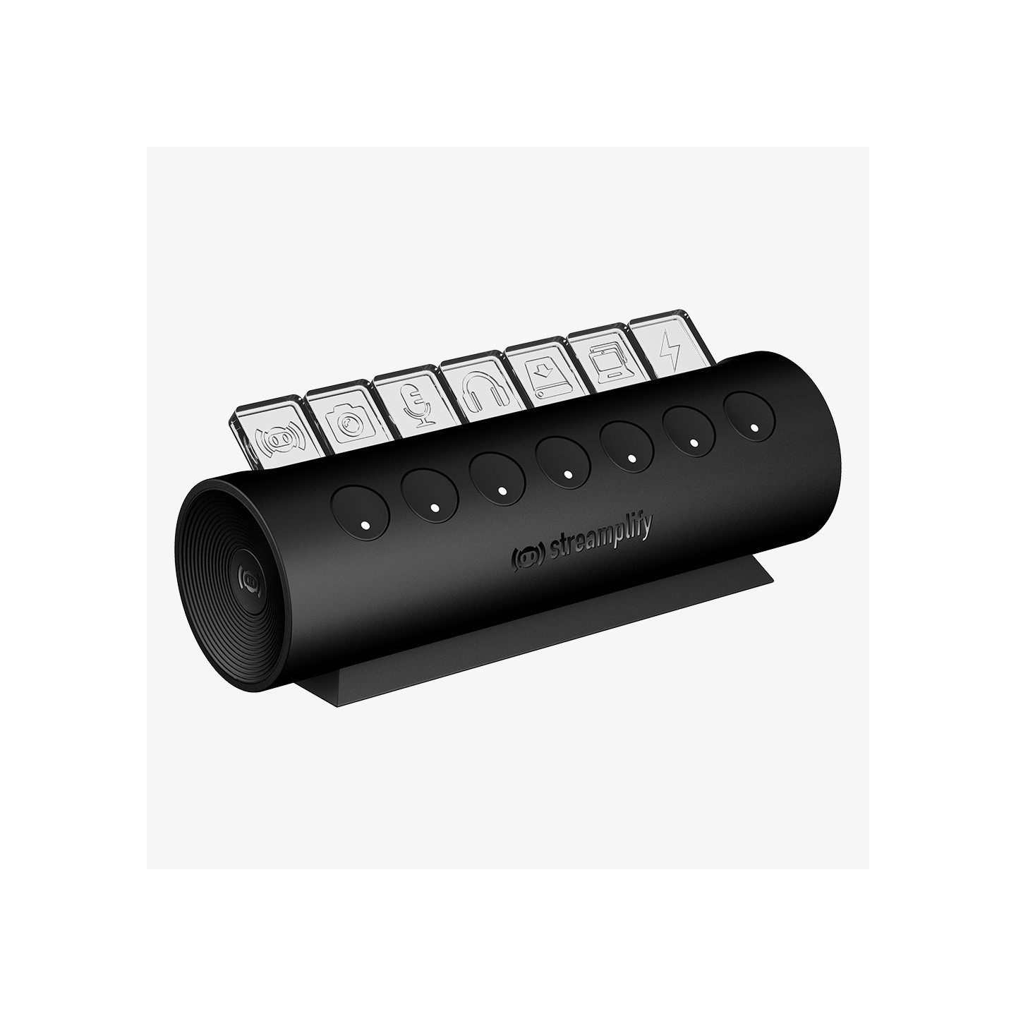 Streamplify HUB - CTRL 7 - 7x USB 3.0 Type A, RGB, 12V, EU Power Cable - Black — Buy in Cyprus with Fast Delivery