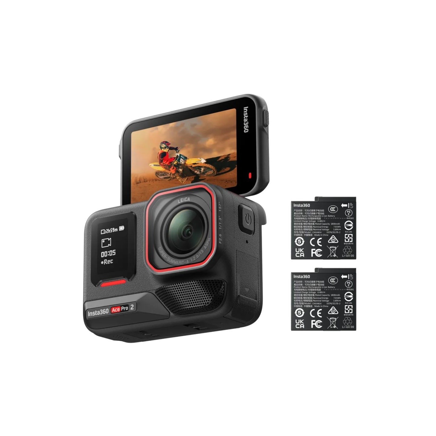 Insta360 Action Camera - Ace Pro 2 - 8k, Dual AI Chip, Dual Battery Bundle — Buy in Cyprus with Fast Delivery