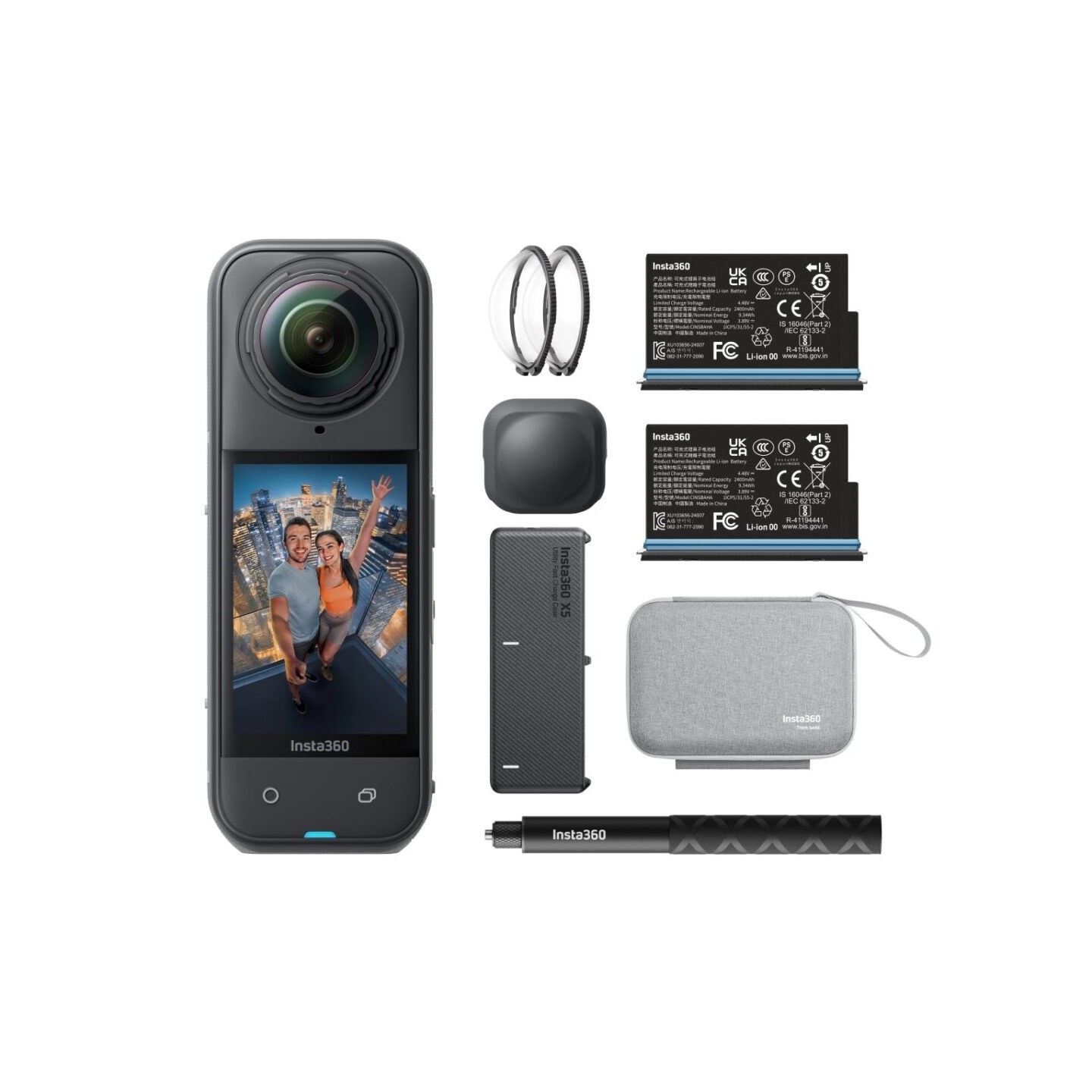Insta360 - X5 - 8K, Triple AI Chip, Action Camera Essentials Bundle — Buy in Cyprus with Fast Delivery