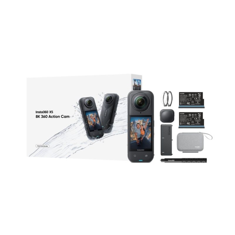 Buy Insta360 - X5 - 8K, Triple AI Chip, Action Camera Essentials Bundle in Cyprus, Nicosia, Limassol, Larnaka, Pafos