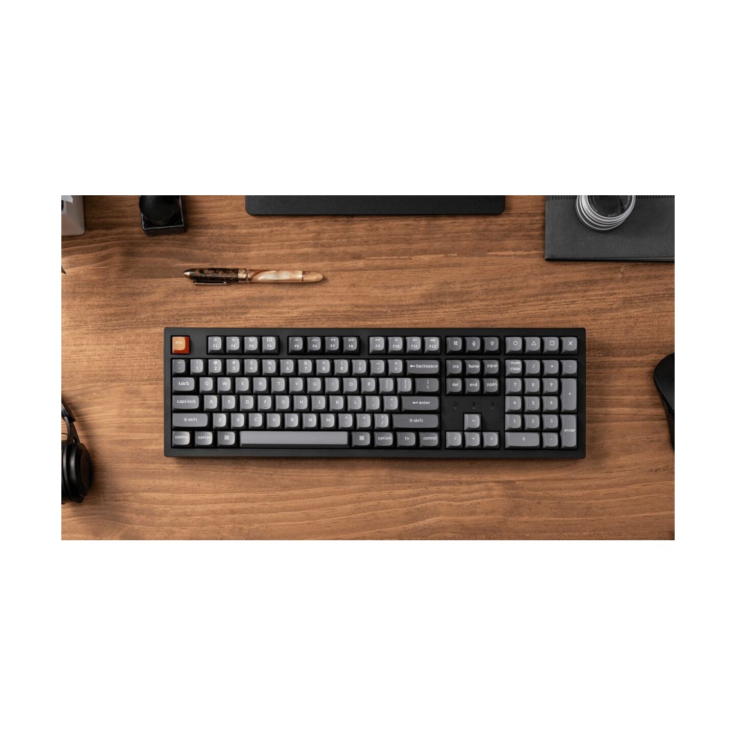 Keychron K10 Max K10M-H1 QMK Wireless Mechanical Keyboard Red Switch RGB 100% US ANSI (Boxed)