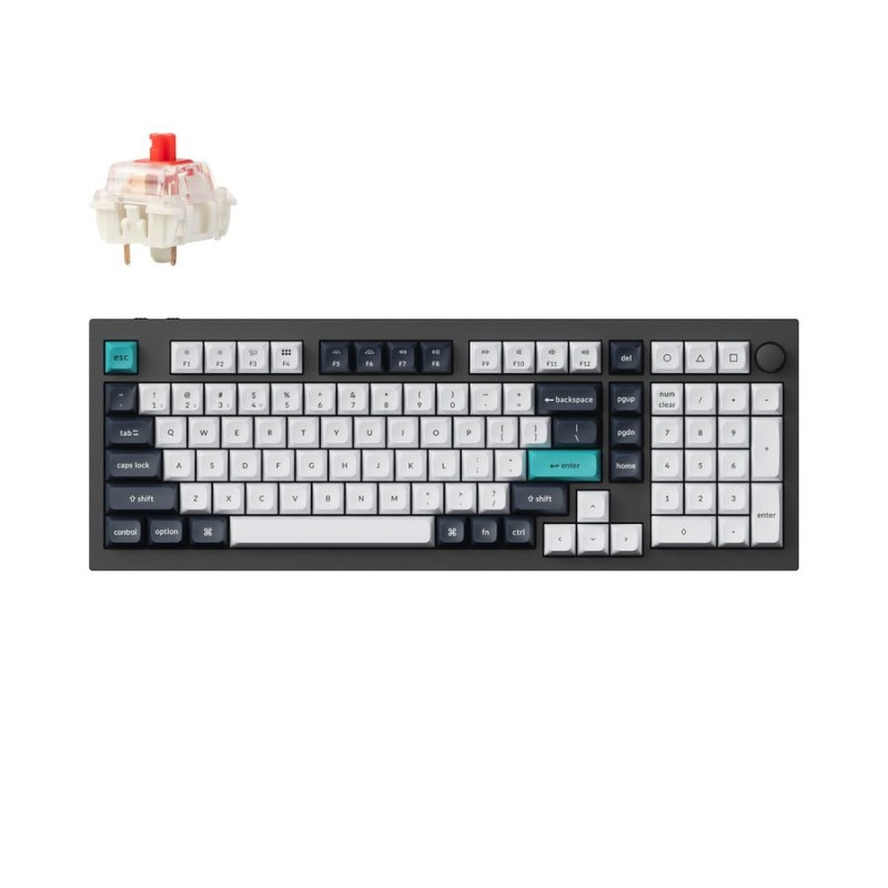 Buy Keychron Q5 Max - Q5M-M1 - QMK VIA Wireless Custom Mechanical Keyboard-Red S... in Cyprus, Nicosia, Limassol, Larnaka, Pafos