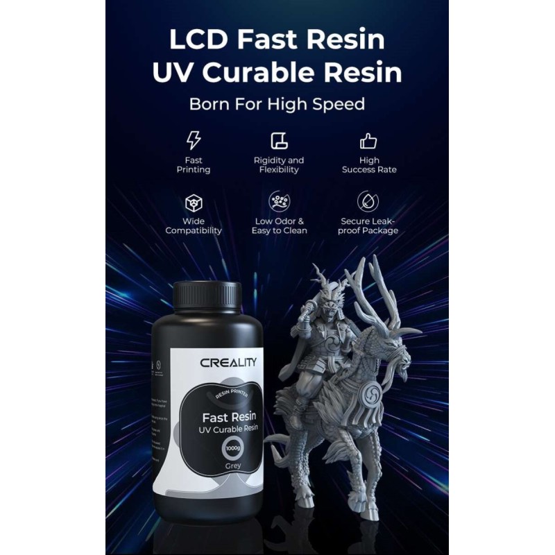 Buy Creality Fast Resin UV Curable Resin - 3302180005 - Gray in Cyprus, Nicosia, Limassol, Larnaka, Pafos