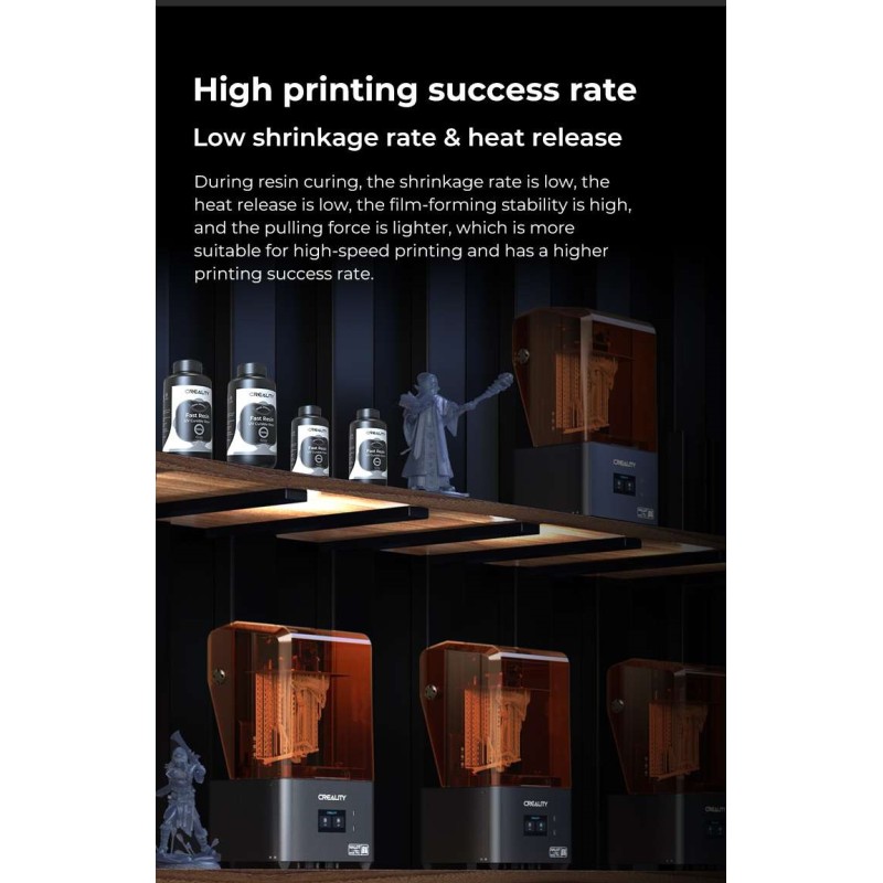 Buy Creality Fast Resin UV Curable Resin - 3302180005 - Gray in Cyprus, Nicosia, Limassol, Larnaka, Pafos