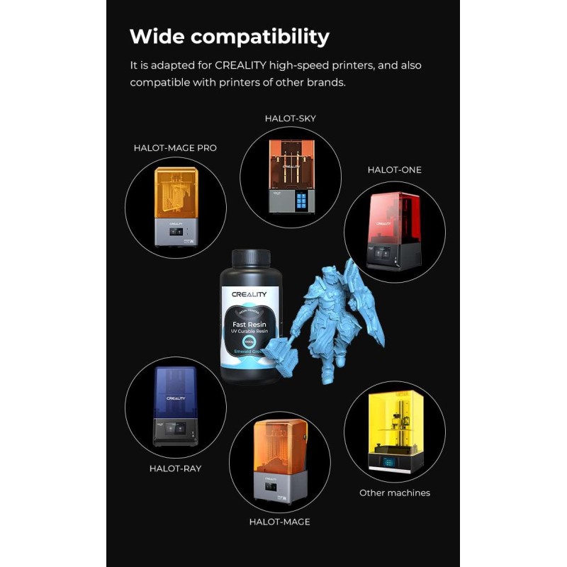 Buy Creality Fast Resin UV Curable Resin - 3302180005 - Gray in Cyprus, Nicosia, Limassol, Larnaka, Pafos