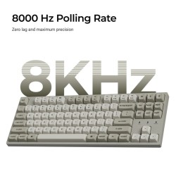 Buy Keychron C1 Pro - C1PX-M3 - QMK VIA Mechanical Brown Sw. - 8K Polling Rate -... in Cyprus, Nicosia, Limassol, Larnaka, Pafos