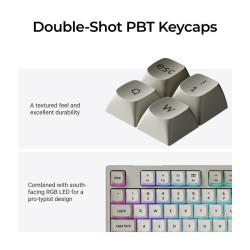 Keychron C1 Pro C1PX-M3 QMK VIA Brown Sw. 8K 80% US Retro RGB (Boxed) — Buy in Cyprus with Fast Delivery