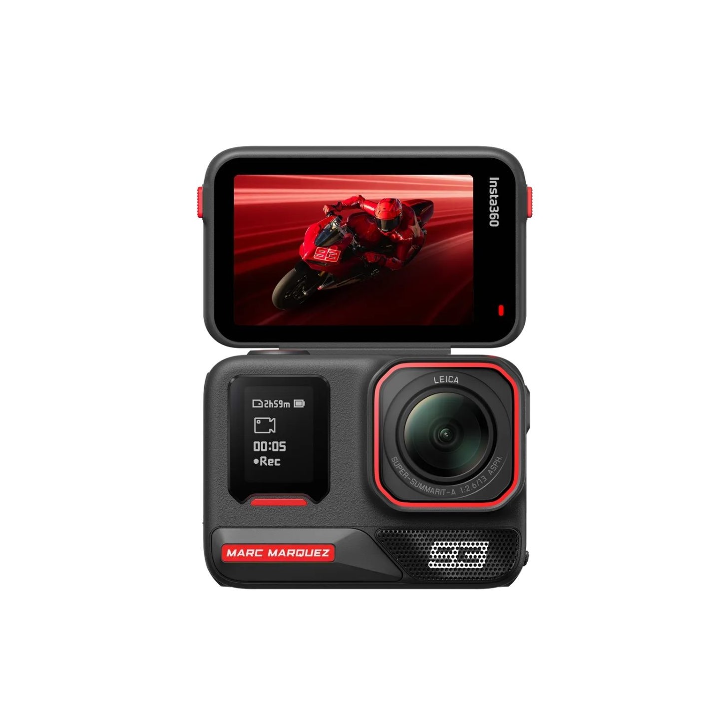 Insta360 Marc Marquez 93 - Ace Pro 2 - Dual Battery, 128GB MicroSD, Motorcycle Helmet Mount, Adhesive
