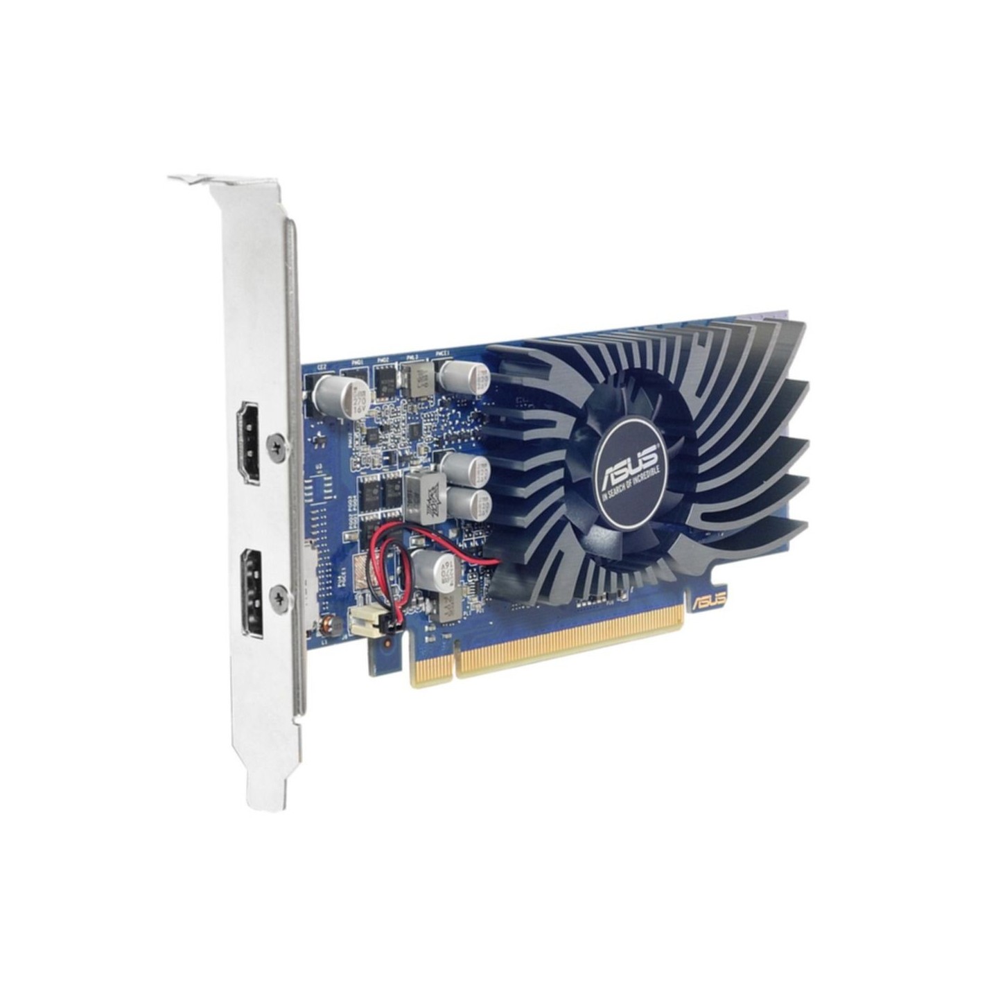 ASUS GeForce GT 1030 BRK - 2GB GDDR5, 1506 MHz Boost, Black/Blue, PCIe 3.0 (Boxed) — Buy in Cyprus with Fast Delivery