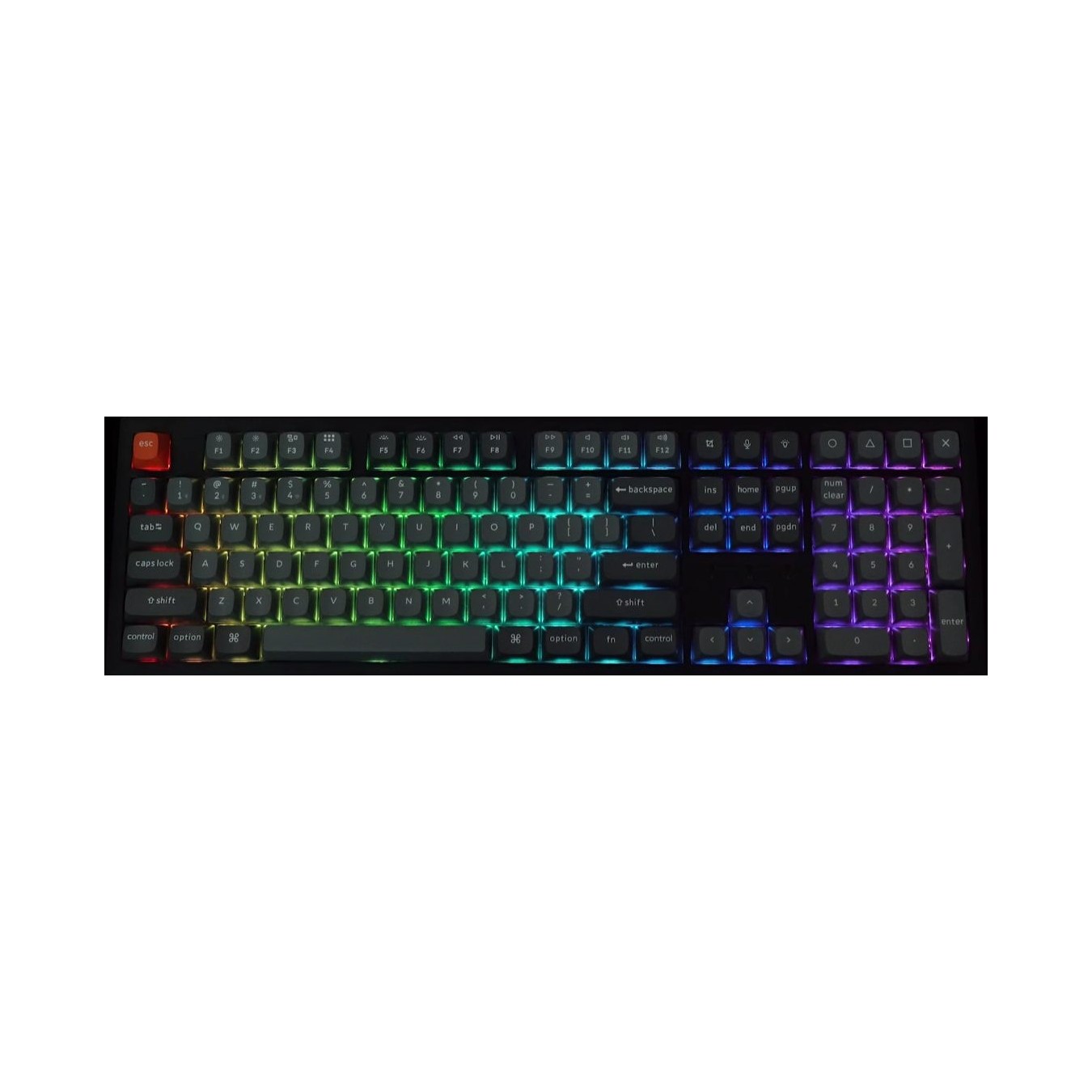 Keychron K10 Max - K10M-H3 - QMK Wireless Mechanical Keyboard Brown Switch HotSwap RGB 100% US Lay