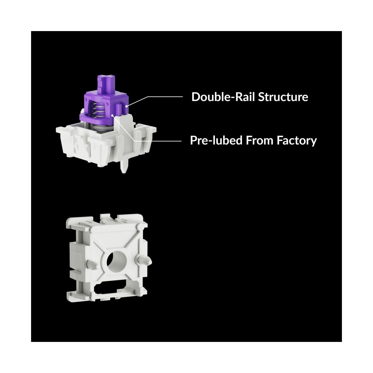 Keychron Q5 HE Q5H-M1 Wireless Hall Effect Keyboard Purple Switch 96% US (Boxed) — Buy in Cyprus with Fast Delivery