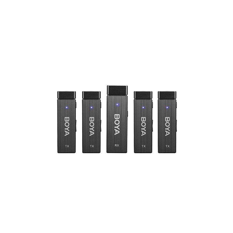 Buy Boya BY-W4 Ultracompact 2.4GHz Four-Channel Wireless Microphone System (4 pe... in Cyprus, Nicosia, Limassol, Larnaka, Pafos
