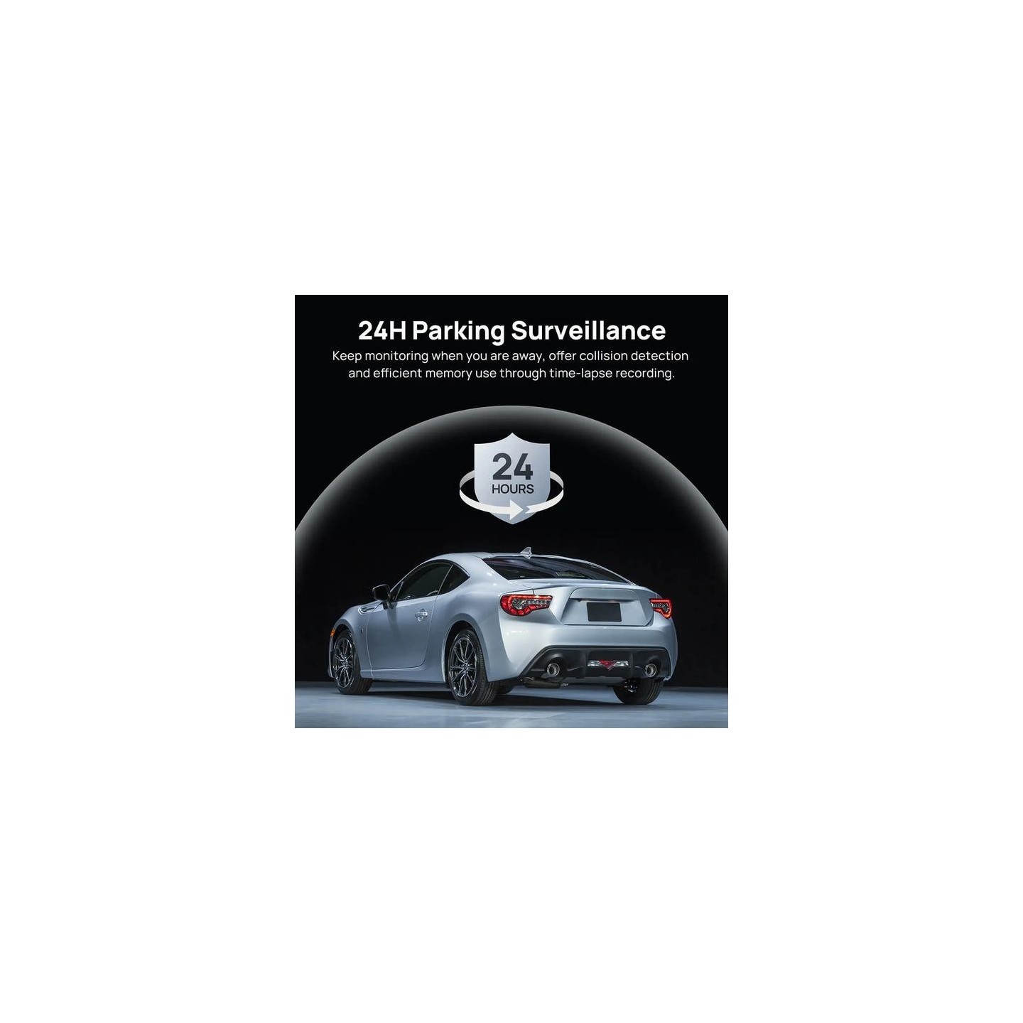 70mai Dash Cam - A510-1 - Front & Rear Dash Cam with Screen RC11 Rearview Cam - 1600p, 3k pic, Loop rec