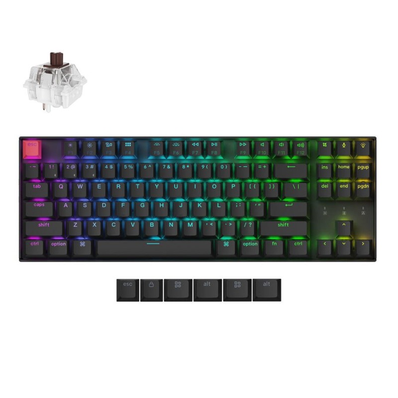 Buy Keychron K8 V2 - K8X-H3 - QMK Wireless Mechanical Keyboard Brown Switch HotS... in Cyprus, Nicosia, Limassol, Larnaka, Pafos