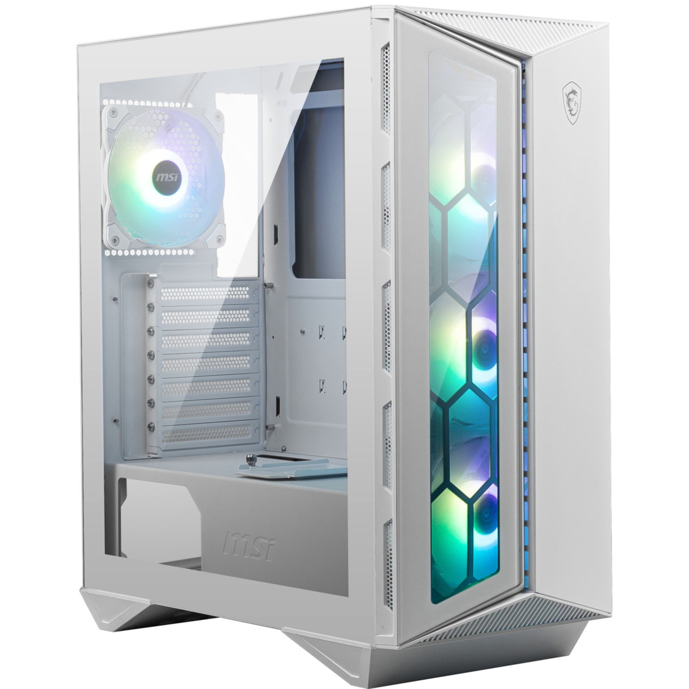MSI MPG GUNGNIR 110R - Mid-Tower PC Case - White, ATX/mATX/Mini-ITX Support — Buy in Cyprus with Fast Delivery