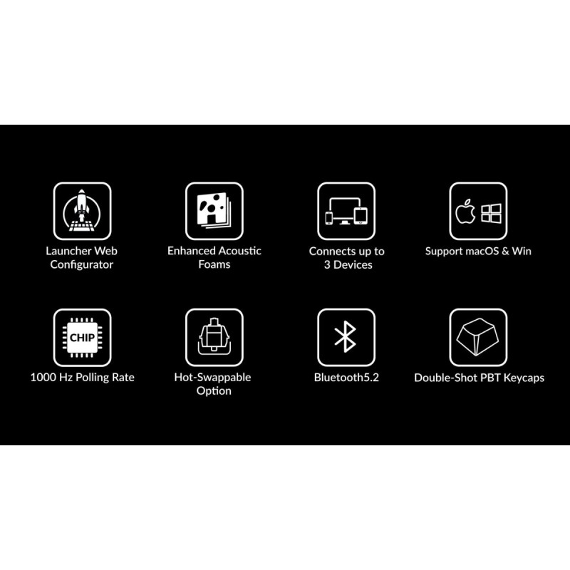 Buy Keychron K8 V2 - K8X-H3 - QMK Wireless Mechanical Keyboard Brown Switch HotS... in Cyprus, Nicosia, Limassol, Larnaka, Pafos